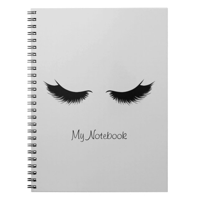 My Notebook With Lashes (Front)