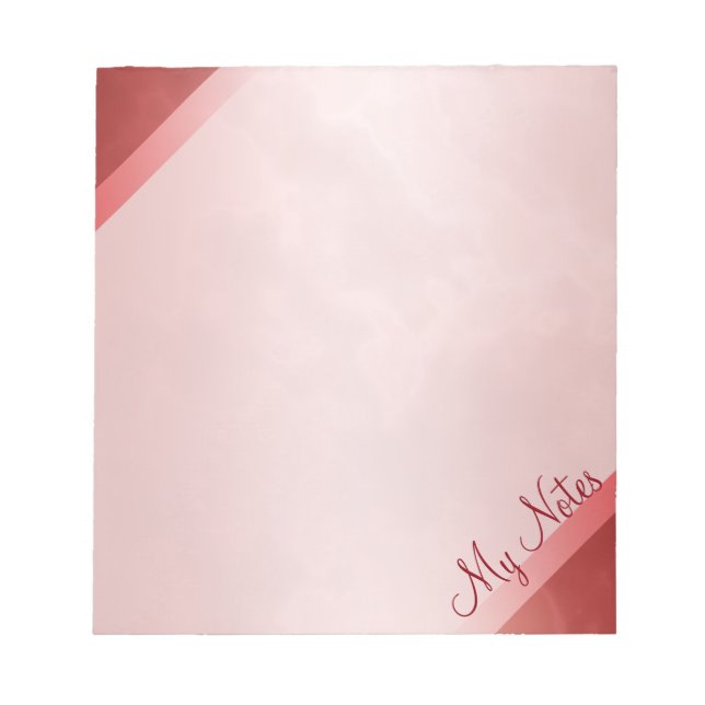 My Notes in Red Marble (Front)