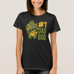 My Number One Dad Body Reptile Family Dinosaur T-Shirt