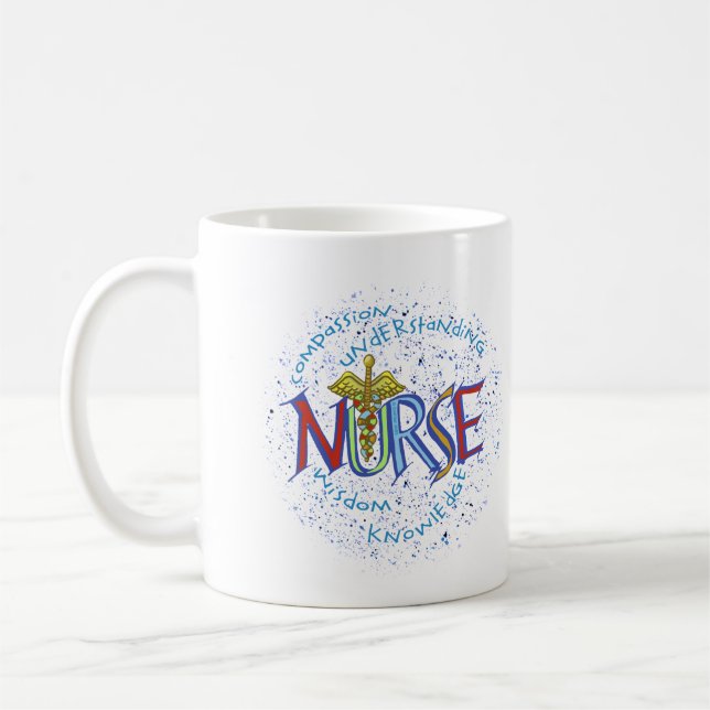 My nurse motto  coffee mug (Left)
