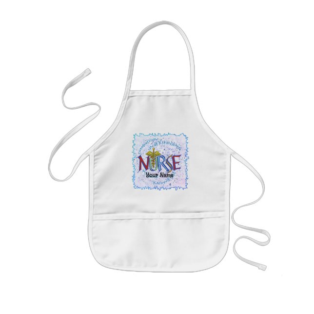 My nurse motto  kids apron (Front)