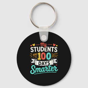 My Of Groovy Students 100 Days Smarter Key Ring