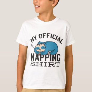 My official napping shirt - Lazy sleeping Sloth