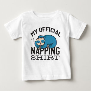 My official napping shirt - Lazy sleeping Sloth