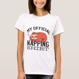 My official napping shirt - Lazy sleeping Sloth