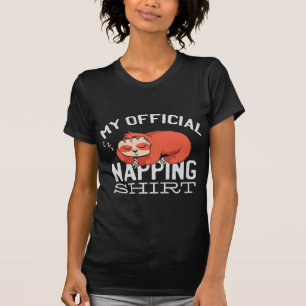 My official napping shirt - Lazy sleeping Sloth