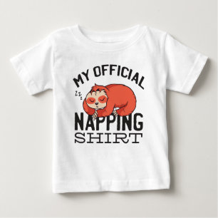 My official napping shirt - Lazy sleeping Sloth