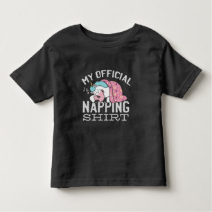 My official napping shirt - Lazy sleeping Unicorn