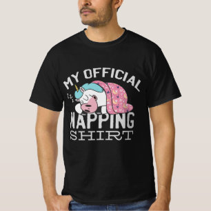 My official napping shirt - Lazy sleeping Unicorn