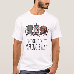 My official napping shirt sleeping Unicorn Dog Cat