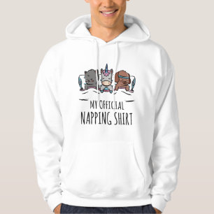 My official napping shirt sleeping Unicorn Dog Cat