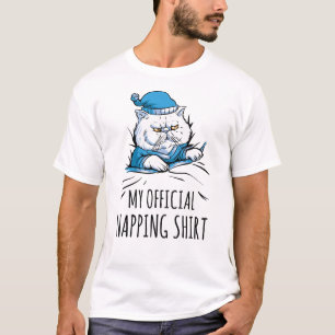 My official napping shirt with sleeping Dog