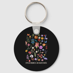 My Ohana Designs Kindness, Inspirational, Flower, Key Ring
