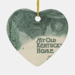 My Old Kentucky Home Ceramic Tree Decoration