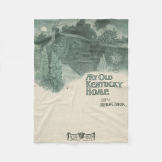 My Old Kentucky Home Fleece Blanket