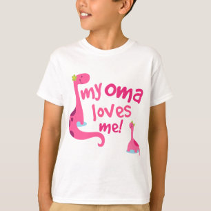My Oma Loves Me Dinosaur T-Shirt