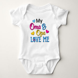My oma & opa love me baby bodysuit