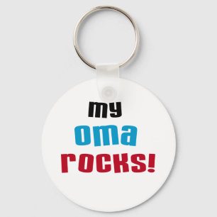 My Oma Rocks T-shirts and Gifts Key Ring