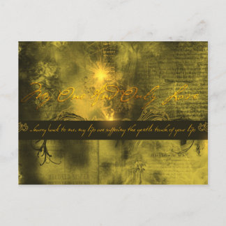 My One And Only Love Postcard