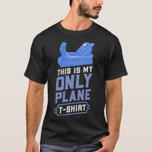 My Only Plane rainbow birthday pirate ship birthda T-Shirt