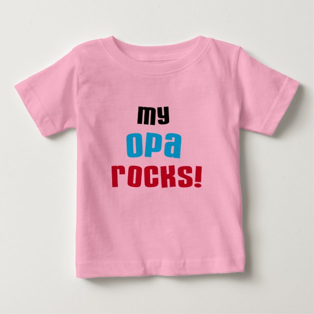 My Opa Rocks T-shirts and Gifts (Front)