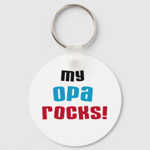 My Opa Rocks T-shirts and Gifts Key Ring