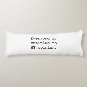 MY Opinion Body Cushion