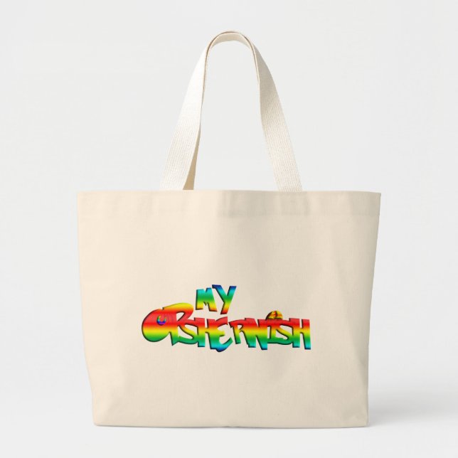 My Opshernish Large Tote Bag (Front)