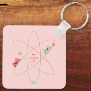 My Orbit(s) Cute Keychain