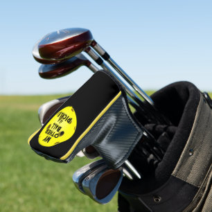 My Other Ball Is A Pickle Golfer Yellow Pickleball Golf Head Cover
