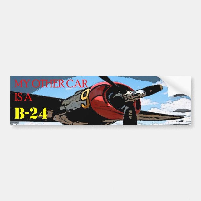 My other car is a B-24 Bumper Sticker (Front)