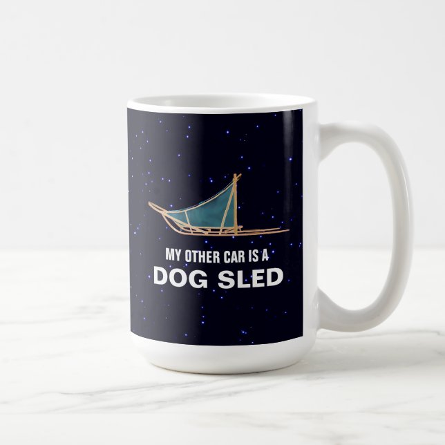 My Other Car Is A Dog Sled Coffee Mug (Right)