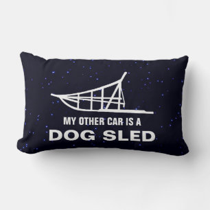 My Other Car Is A Dogsled Lumbar Cushion
