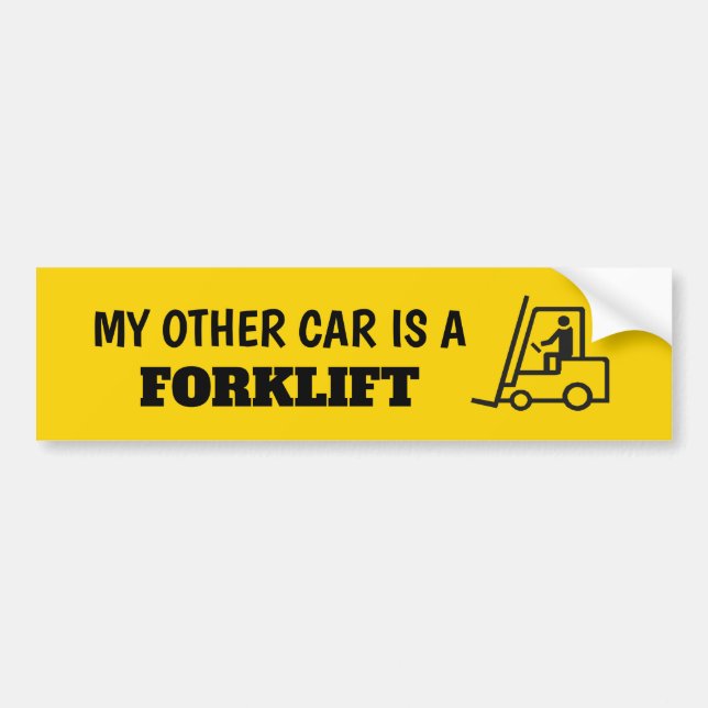 My Other Car is a Forklift Sticker (Front)