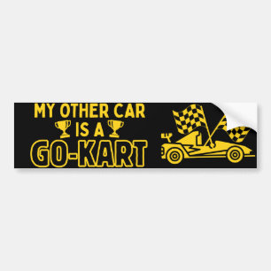 My Other Car Is A GO-KART Bumper Sticker