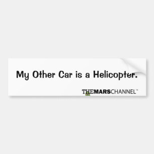 My Other Car is a Helicopter Bumper Sticker