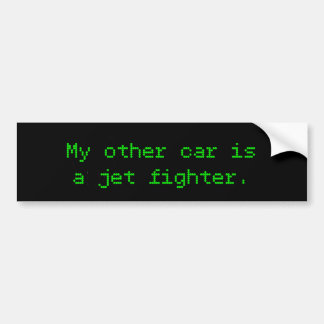 My Other Car Is A Jet Fighter Bumper Sticker