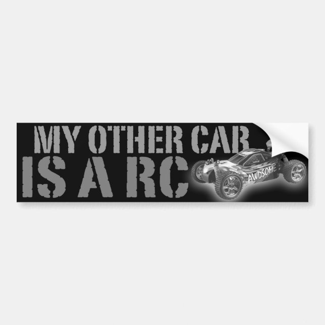my Other car is a Rc Bumper Sticker (Front)