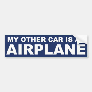 My Other Car is an Aeroplane Bumper Sticker