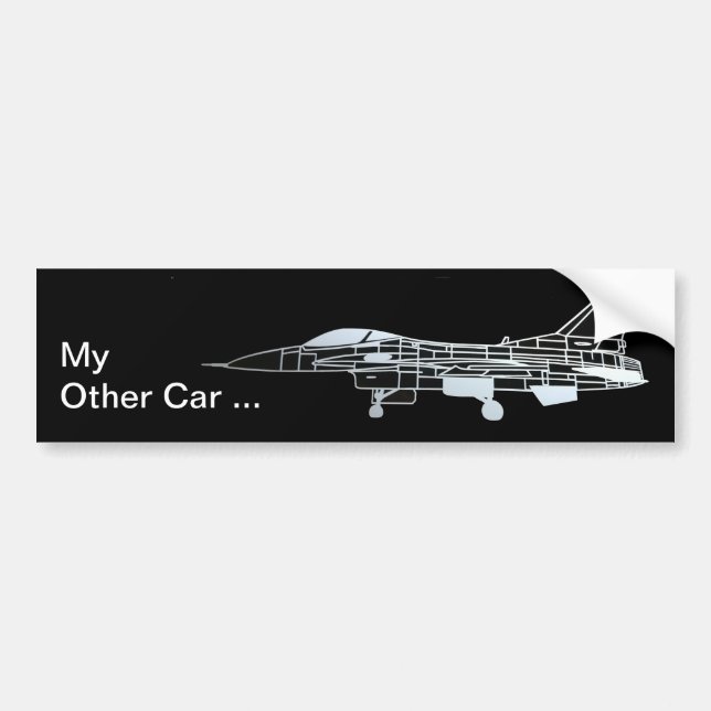 My other car is an F-16 Bumper Sticker (Front)