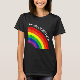 My Other Half Gay Couple Rainbow Pride Cool Lgbt A T-Shirt
