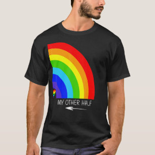 My Other Half Gay Couple Rainbow Pride Cool Lgbt T-Shirt