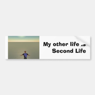 My other life is Second Life Bumper Sticker