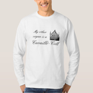 "My other organ is" music t-shirt