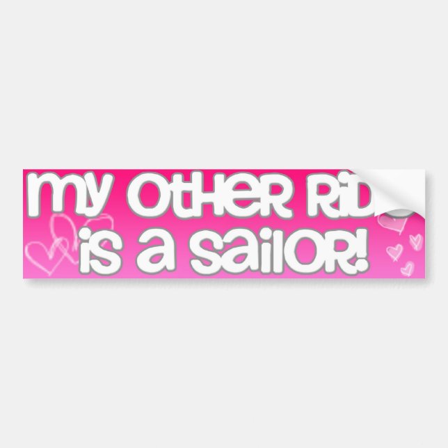 My Other Ride Bumper Sticker (Front)