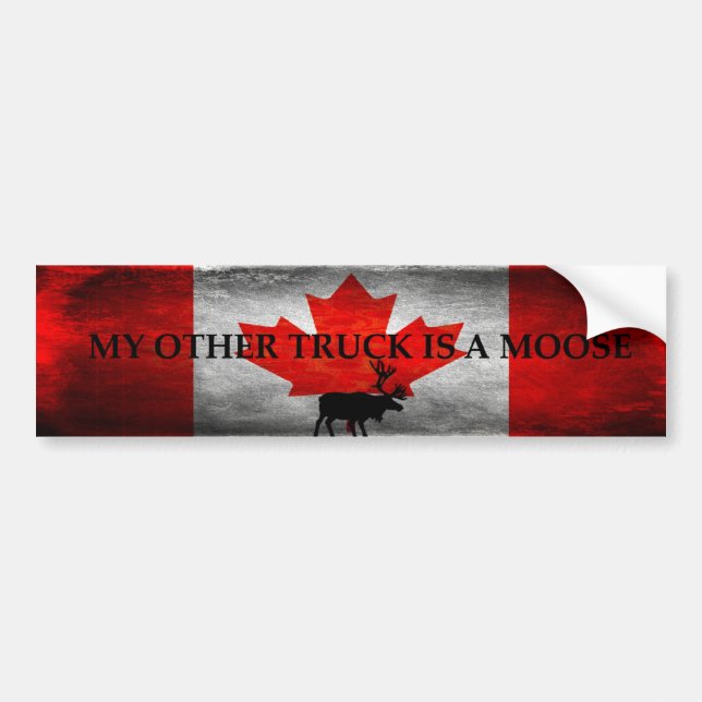 My Other Truck is a Moose Bumper Sticker (Front)