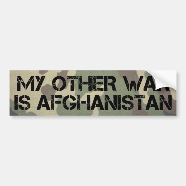 My Other War is Afghanistan Bumper Sticker (Front)