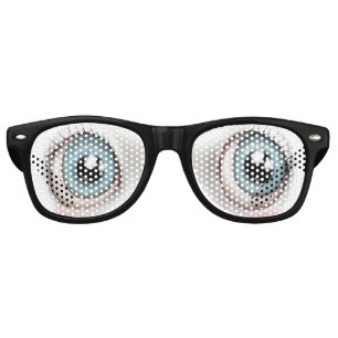 "My Own" Adult Party Shades, White Retro Sunglasses