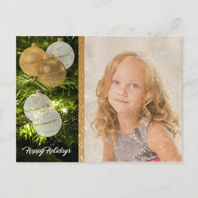 My own photo Personalised Christmas Postcard (Front)