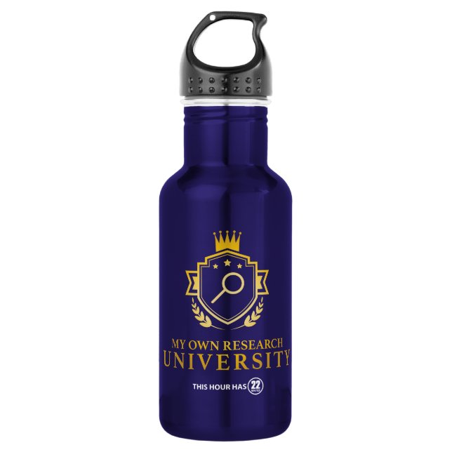 My Own Research U - 22 Minutes Water Bottle (Front)